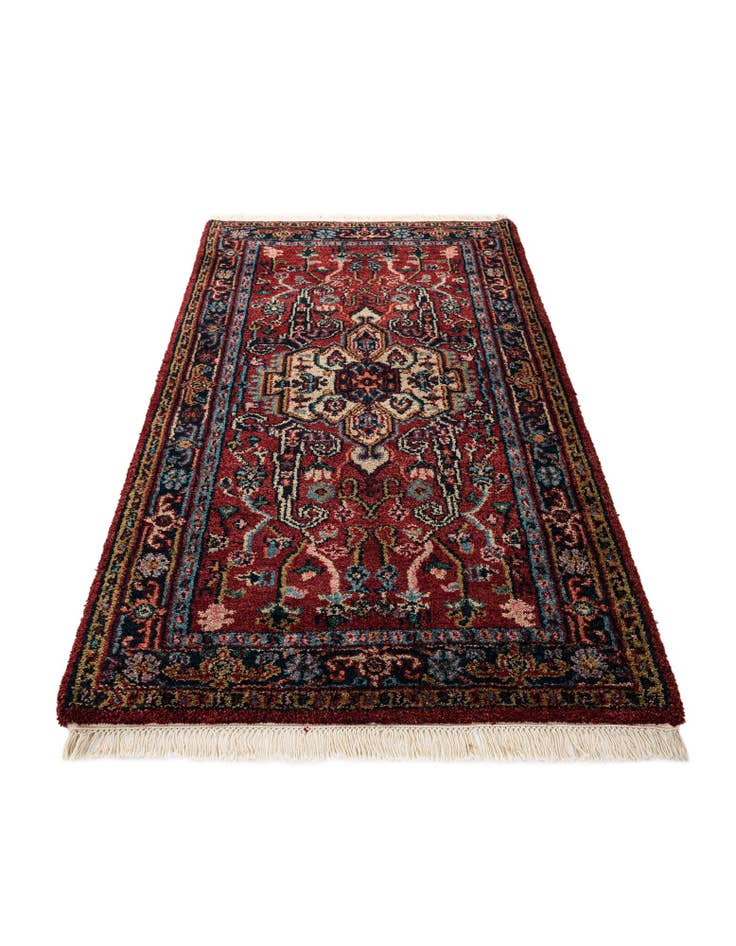 Detail image of 3' 2 x 5' 5 Hand Knotted Heriz Wool Rug