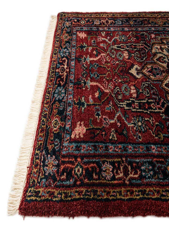 3' 2 x 5' 5 Hand Knotted Heriz Wool Rug