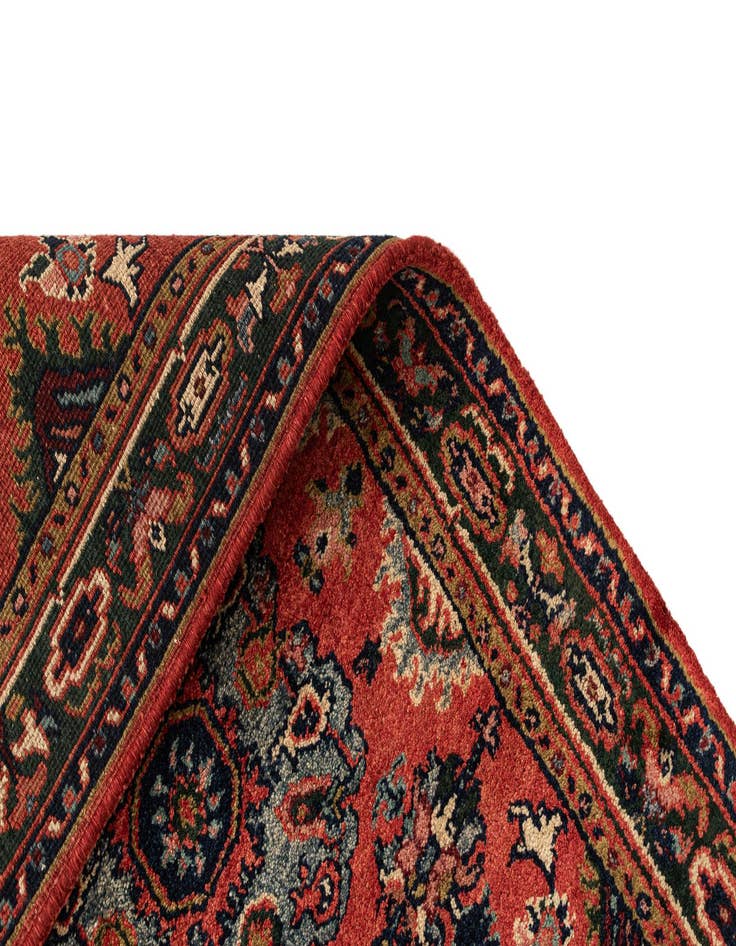 Detail image of 3' 2 x 5' 5 Hand Knotted Heriz Wool Rug