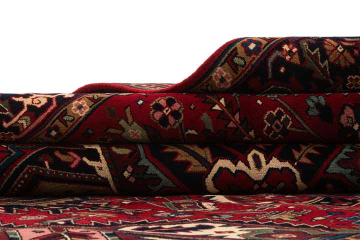 250cm x 345cm anudado a mano Heriz Alfombra Lana
