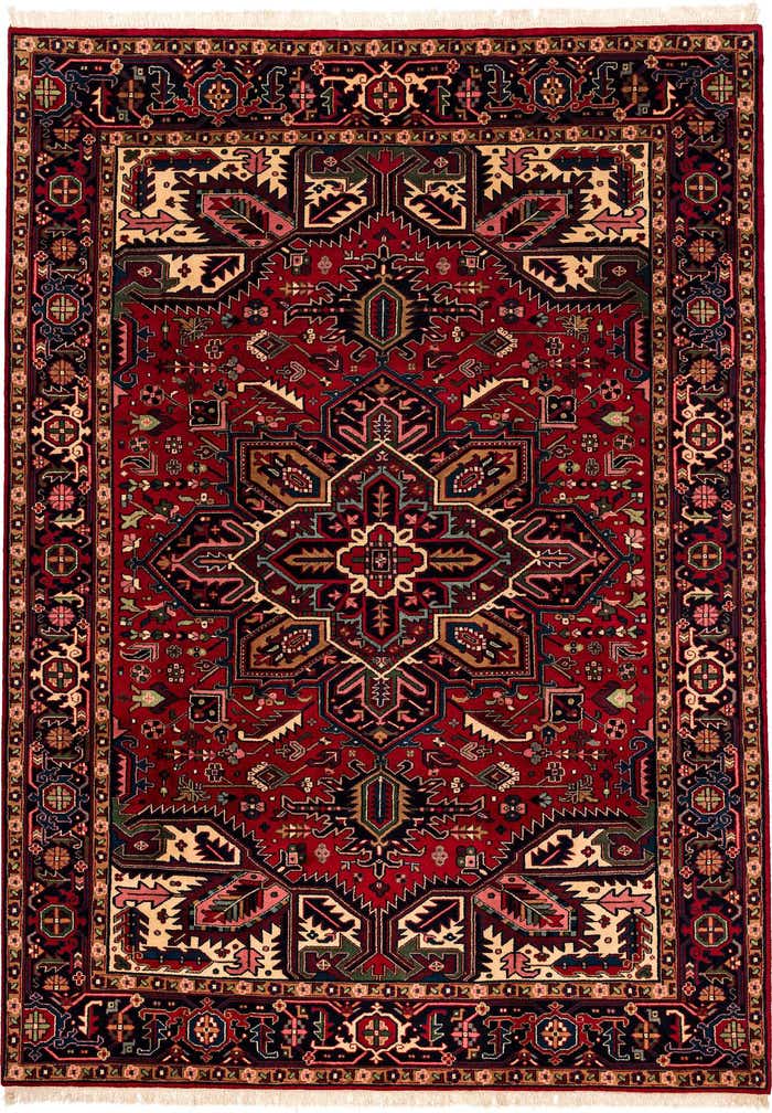 250cm x 345cm anudado a mano Heriz Alfombra Lana
