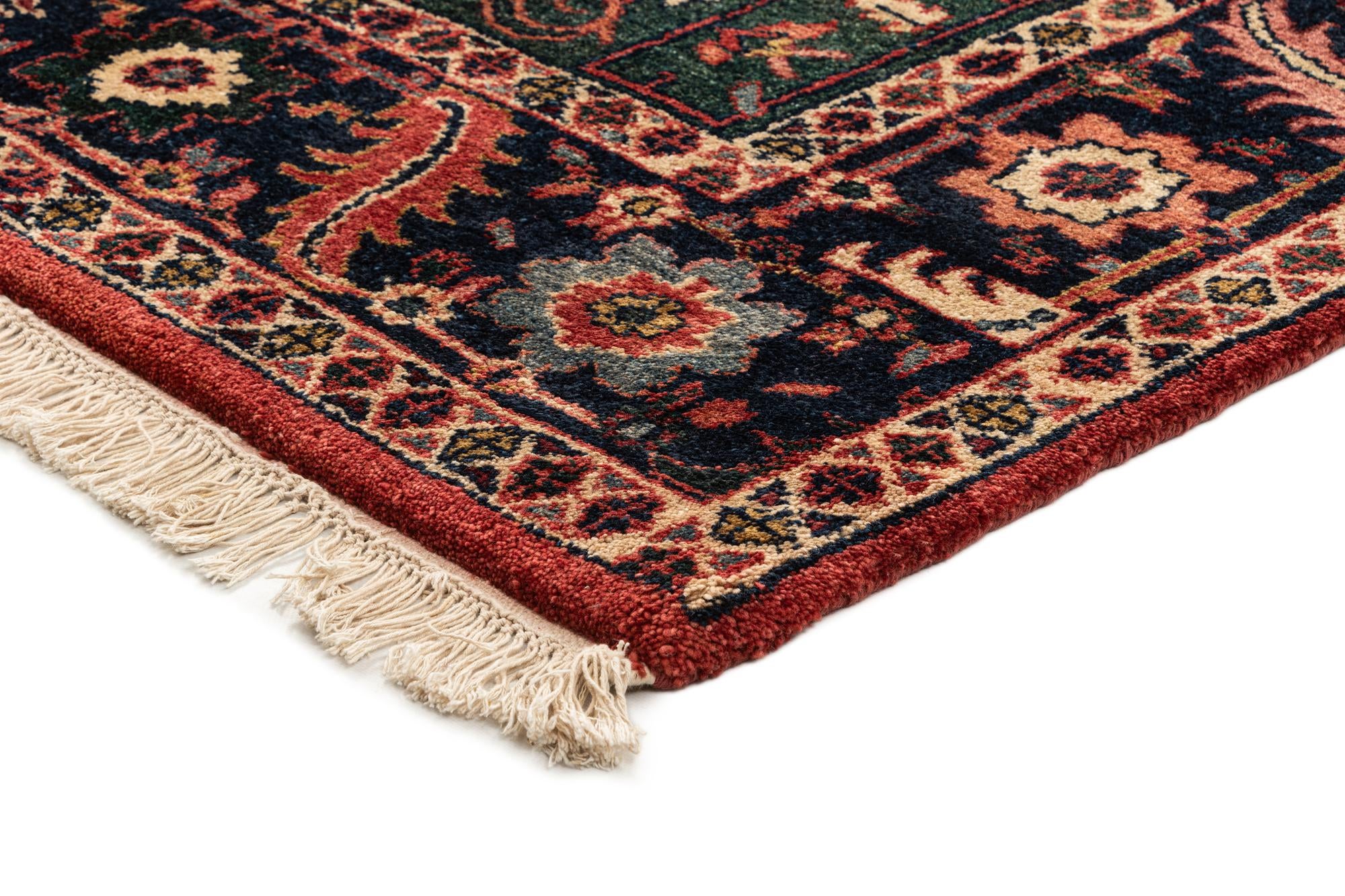 7' x 10' 7 Hand Knotted Heriz Wool Rug