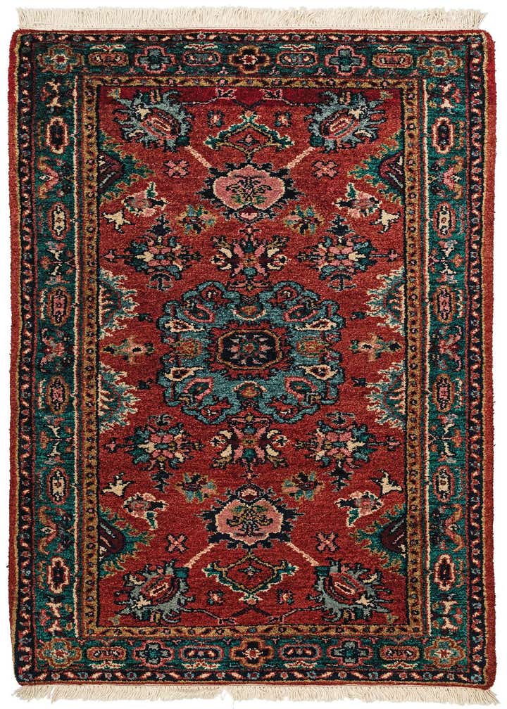 3' x 5' 7 Hand Knotted Heriz Wool Rug