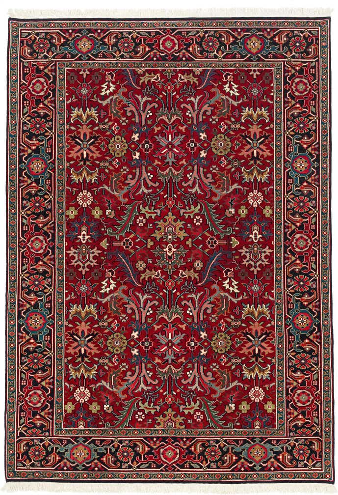 6' 2 x 8' 8 Hand Knotted Heriz Wool Rug