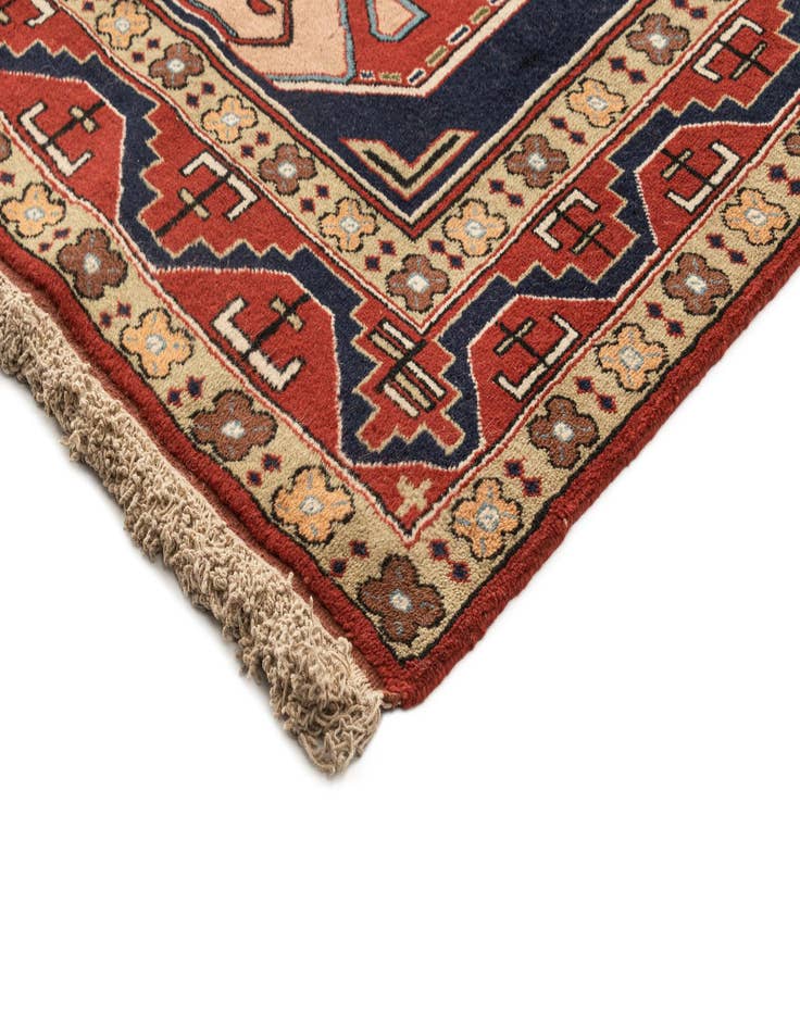 Detail image of 5' 2 x 8' 2 Hand Knotted Heriz Wool Rug