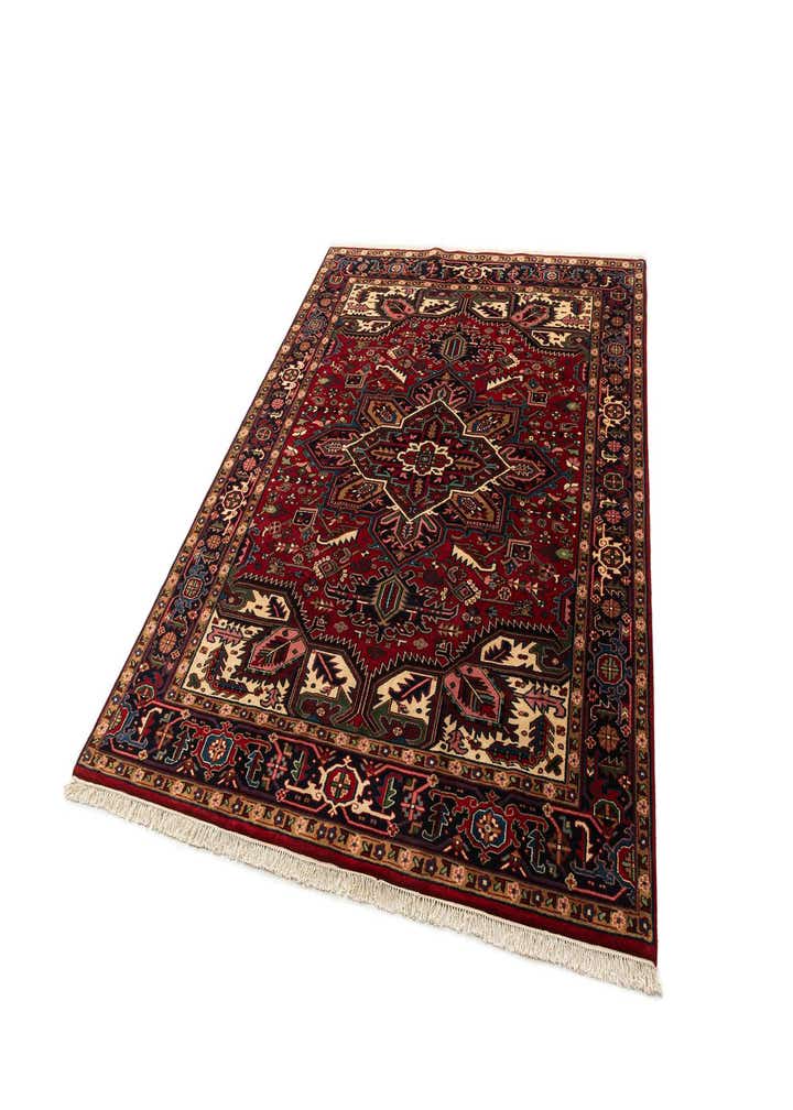 8' 1 x 10' 3 Hand Knotted Heriz Wool Rug
