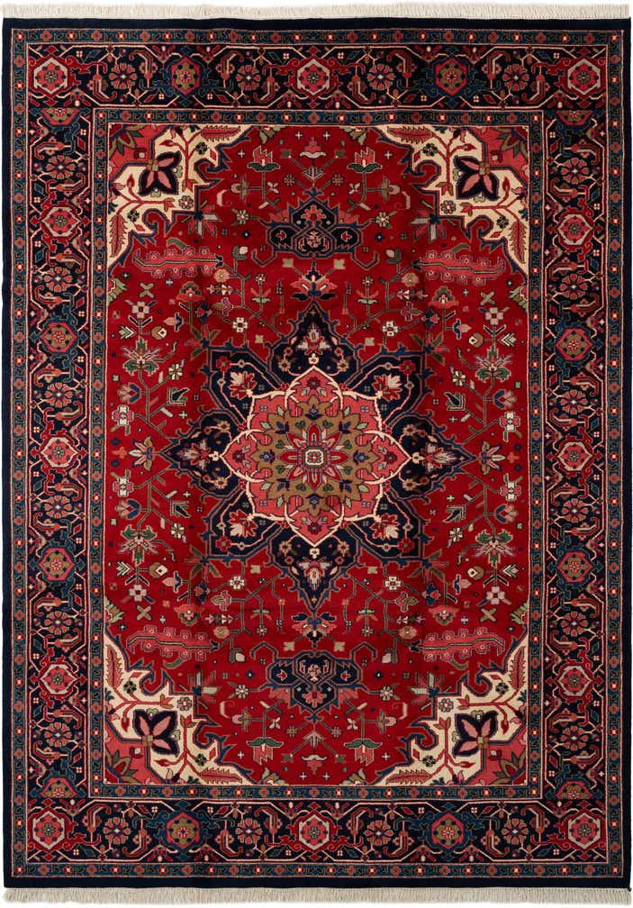 8' 2 x 11' 7 Hand Knotted Heriz Wool Rug