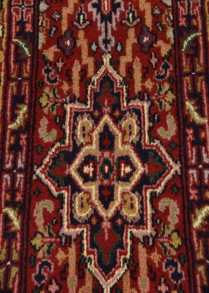 2' 5 x 4' 7 Hand Knotted Heriz Oriental Wool Rug