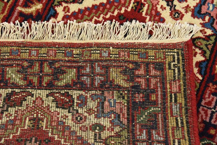 2' 5 x 4' 7 Hand Knotted Heriz Oriental Wool Rug