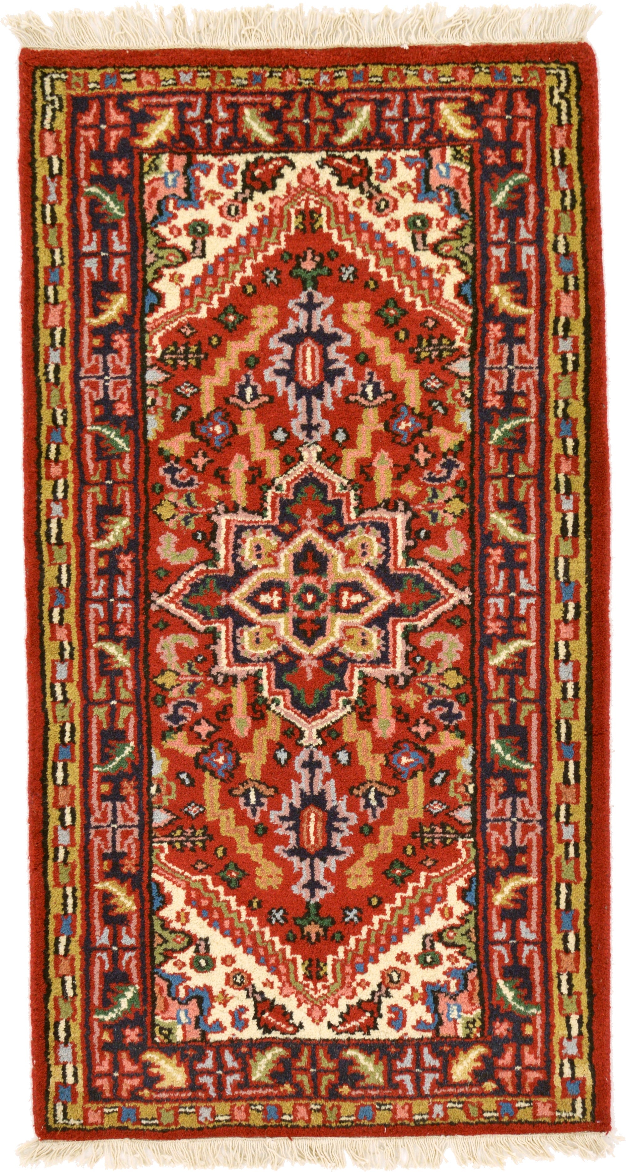 2' 5 x 4' 7 Hand Knotted Heriz Oriental Wool Rug