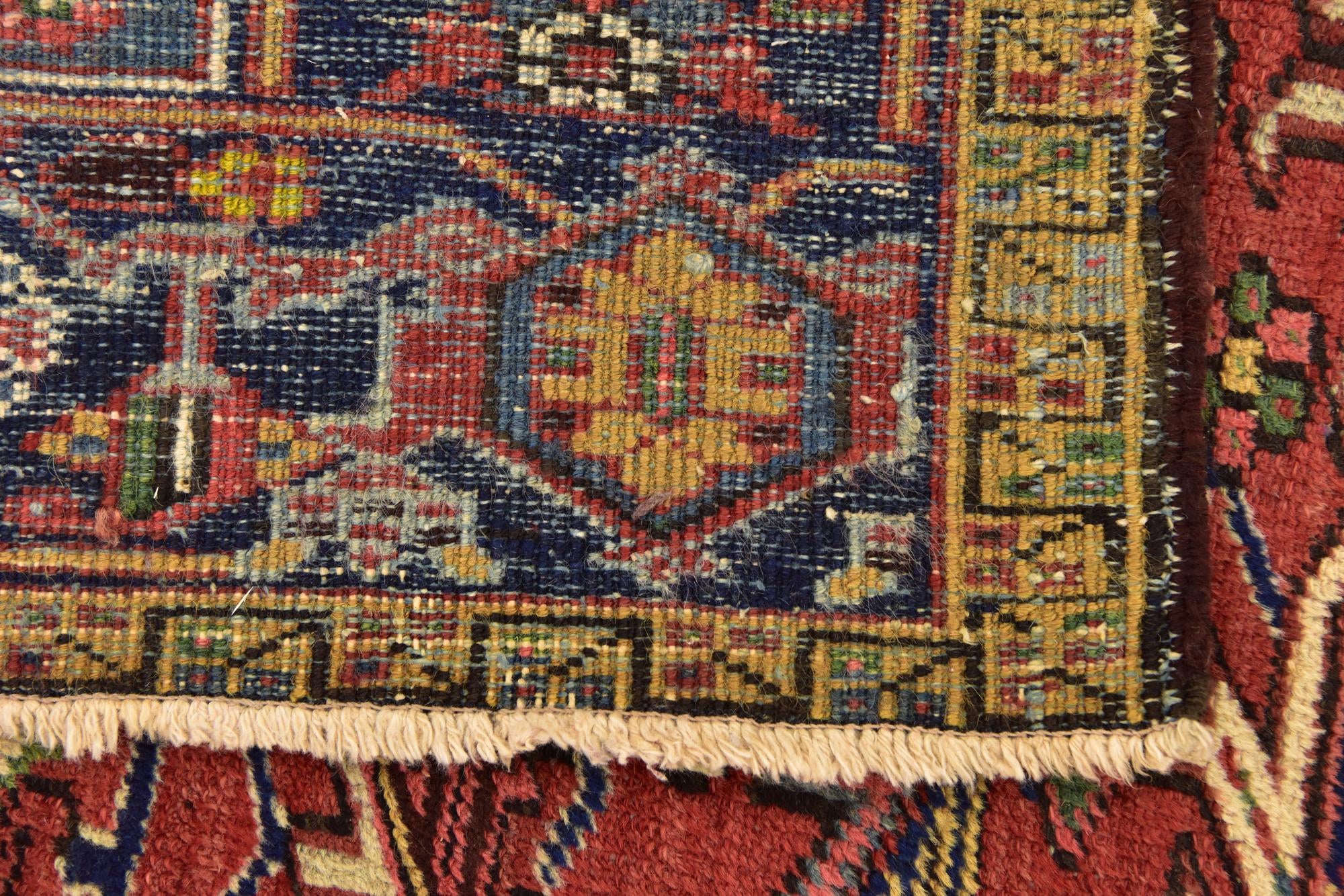 8' 2 x 11' 6 Hand Knotted Heriz Persian Wool Rug