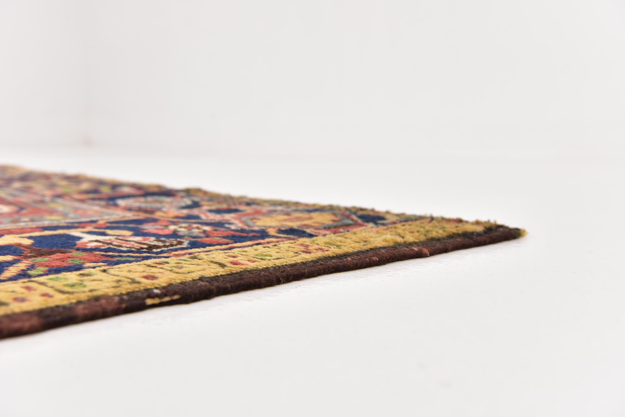 8' 2 x 11' 6 Hand Knotted Heriz Persian Wool Rug