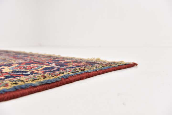 9' x 11' 9 Hand Knotted Heriz Persian Wool Rug