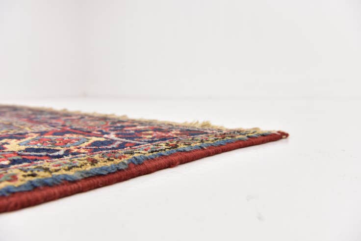 Detail image of 9' x 11' 9 Hand Knotted Heriz Persian Wool Rug