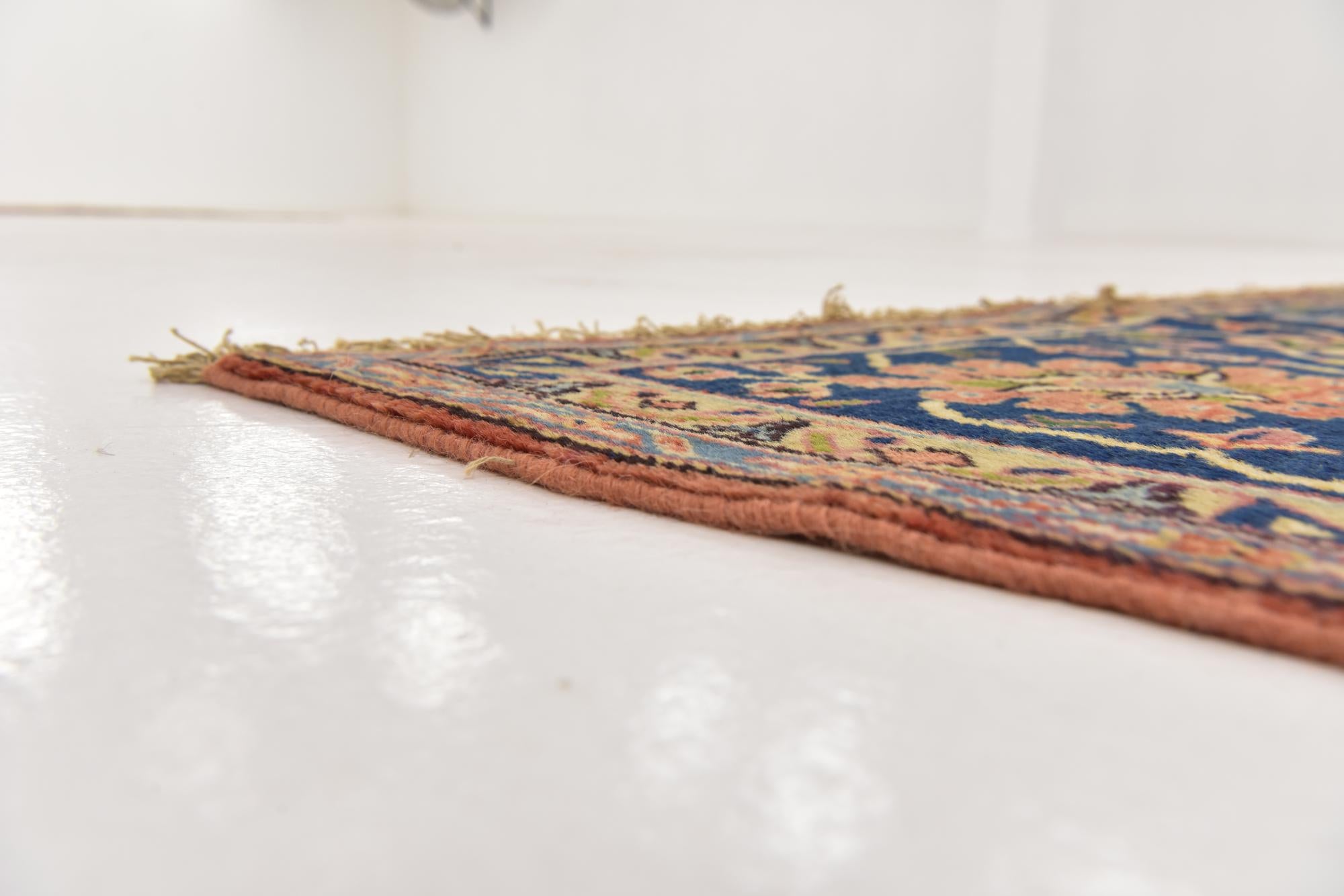 8' 7 x 11' 3 Hand Knotted Heriz Persian Wool Rug