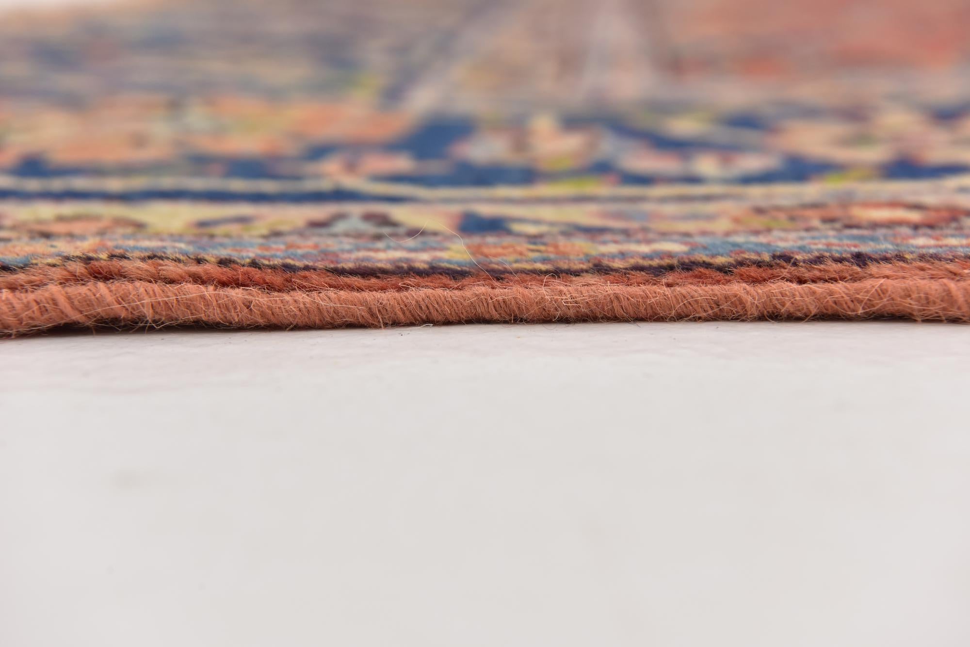 8' 7 x 11' 3 Hand Knotted Heriz Persian Wool Rug