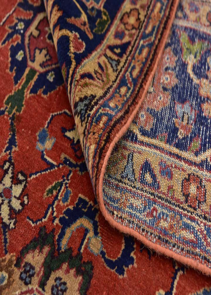 8' 7 x 11' 3 Hand Knotted Heriz Persian Wool Rug