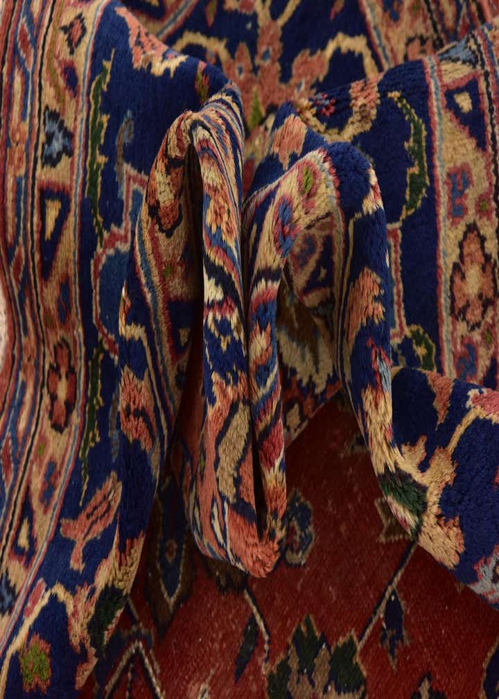 8' 7 x 11' 3 Hand Knotted Heriz Persian Wool Rug