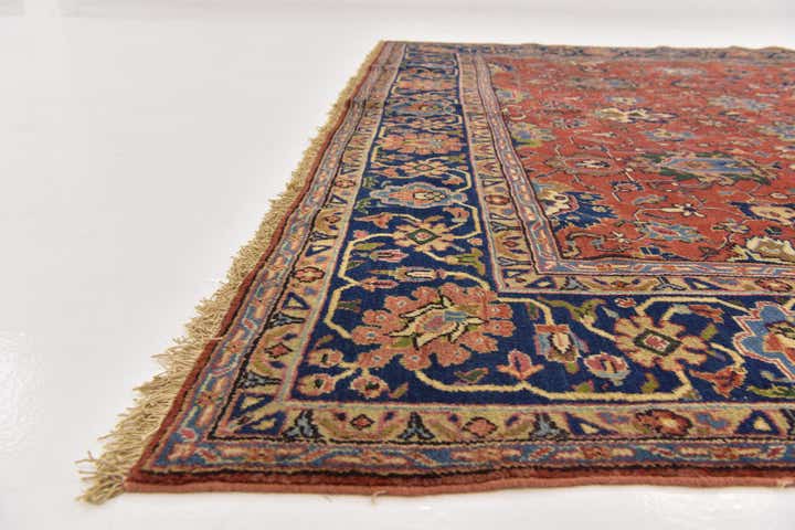 8' 7 x 11' 3 Hand Knotted Heriz Persian Wool Rug