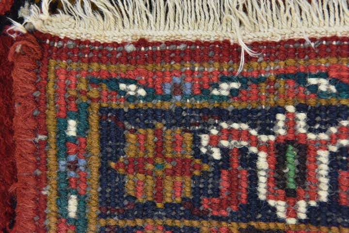 1' 10 x 2' 10 Hand Knotted Heriz Wool Rug