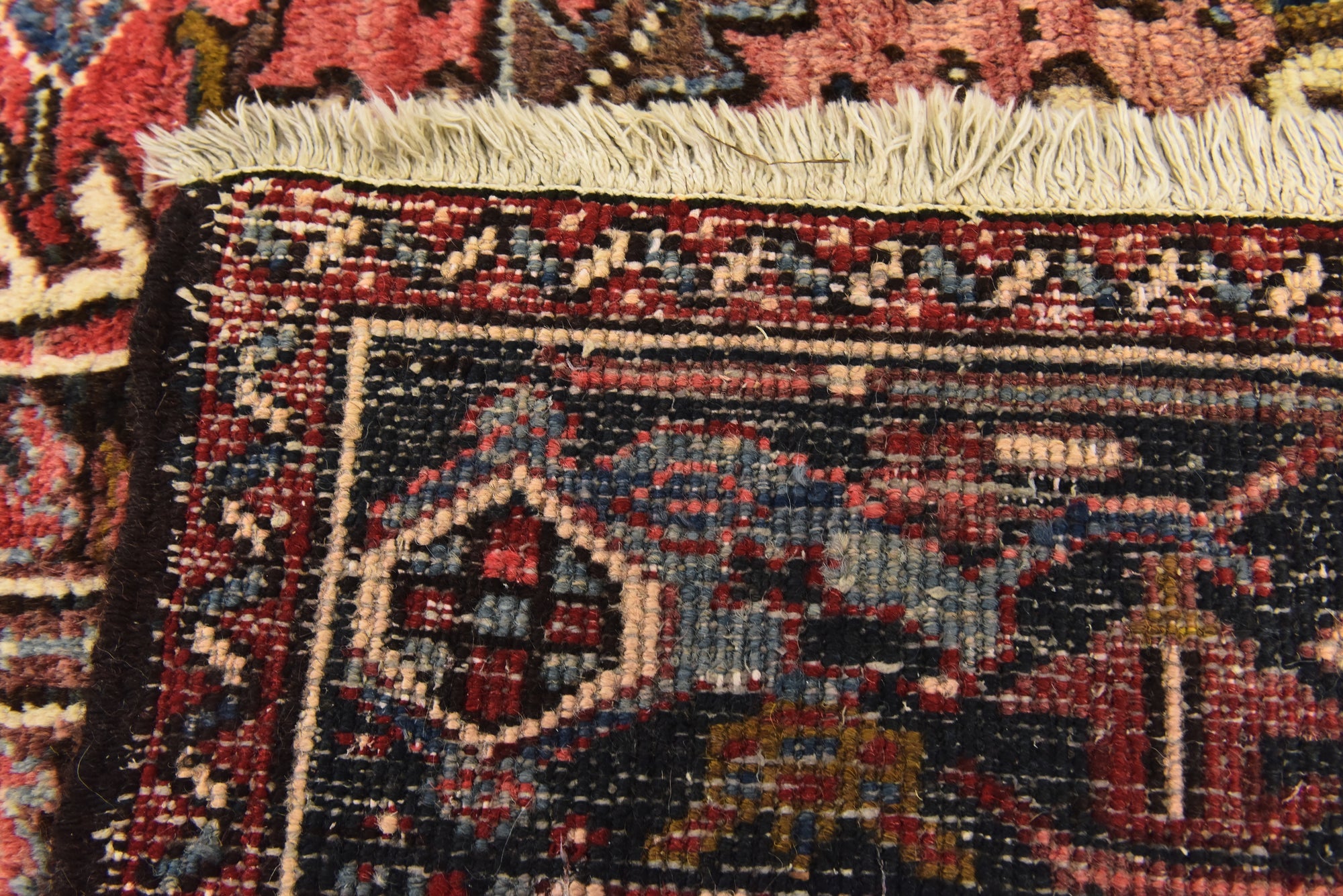 Detail image 17 of 17: 7' 7 x 10' 10 Hand Knotted Heriz Persian Wool Rug