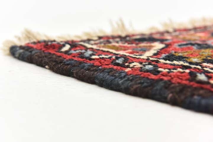 7' 7 x 10' 10 Hand Knotted Heriz Persian Wool Rug