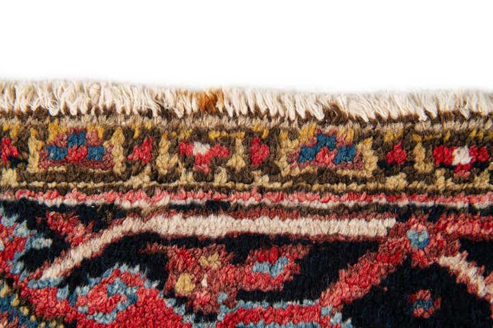 8' 1 x 10' 10 Hand Knotted Heriz Persian Wool Rug