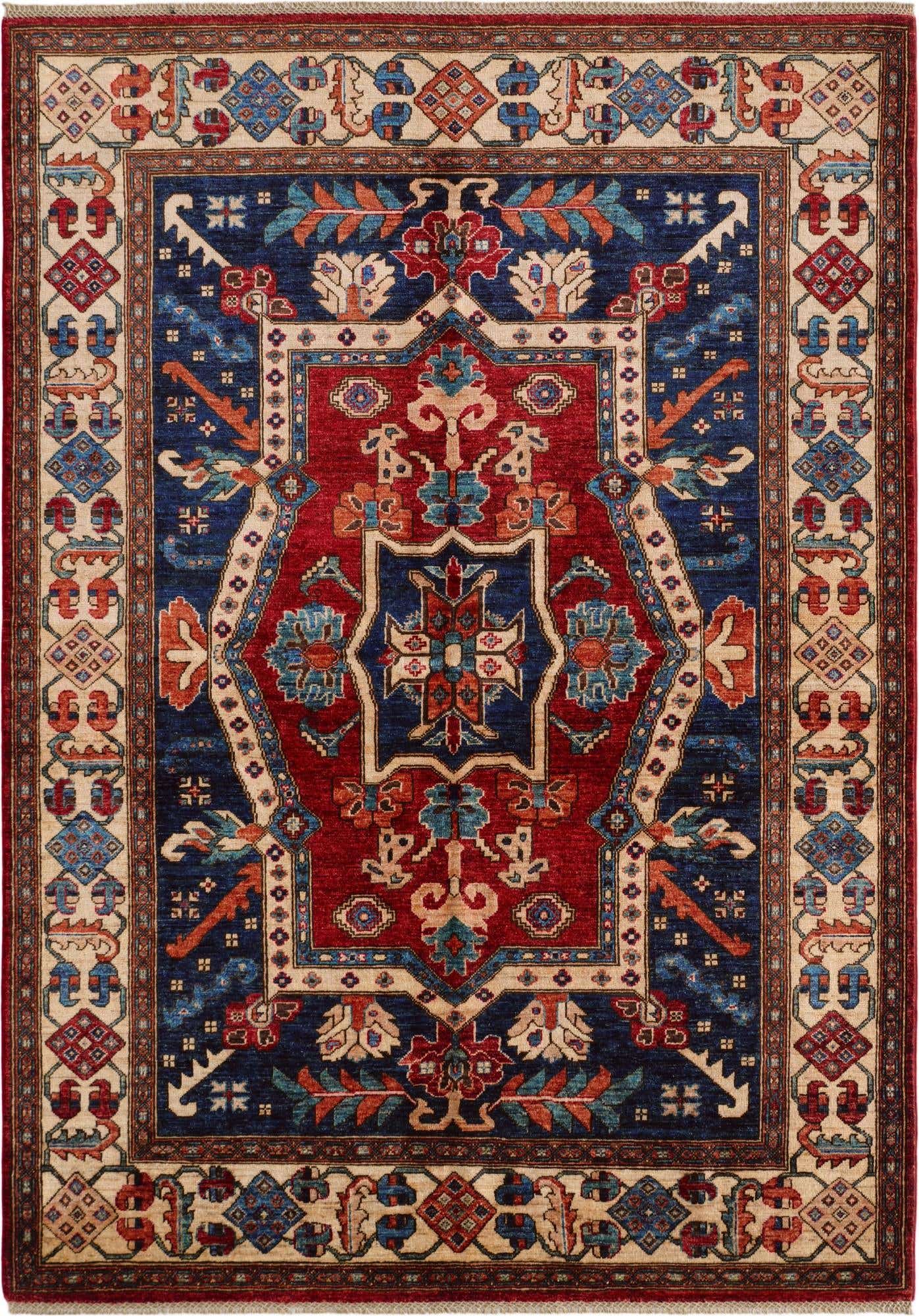 5' 9 x 8' 1 Hand Knotted Heriz Rug