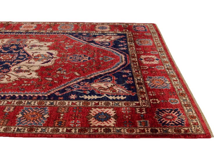 Detail image of 6' 11 x 9' 10 Hand Knotted Heriz Rug