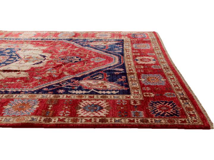 6' 10 x 9' 9 Hand Knotted Heriz Rug