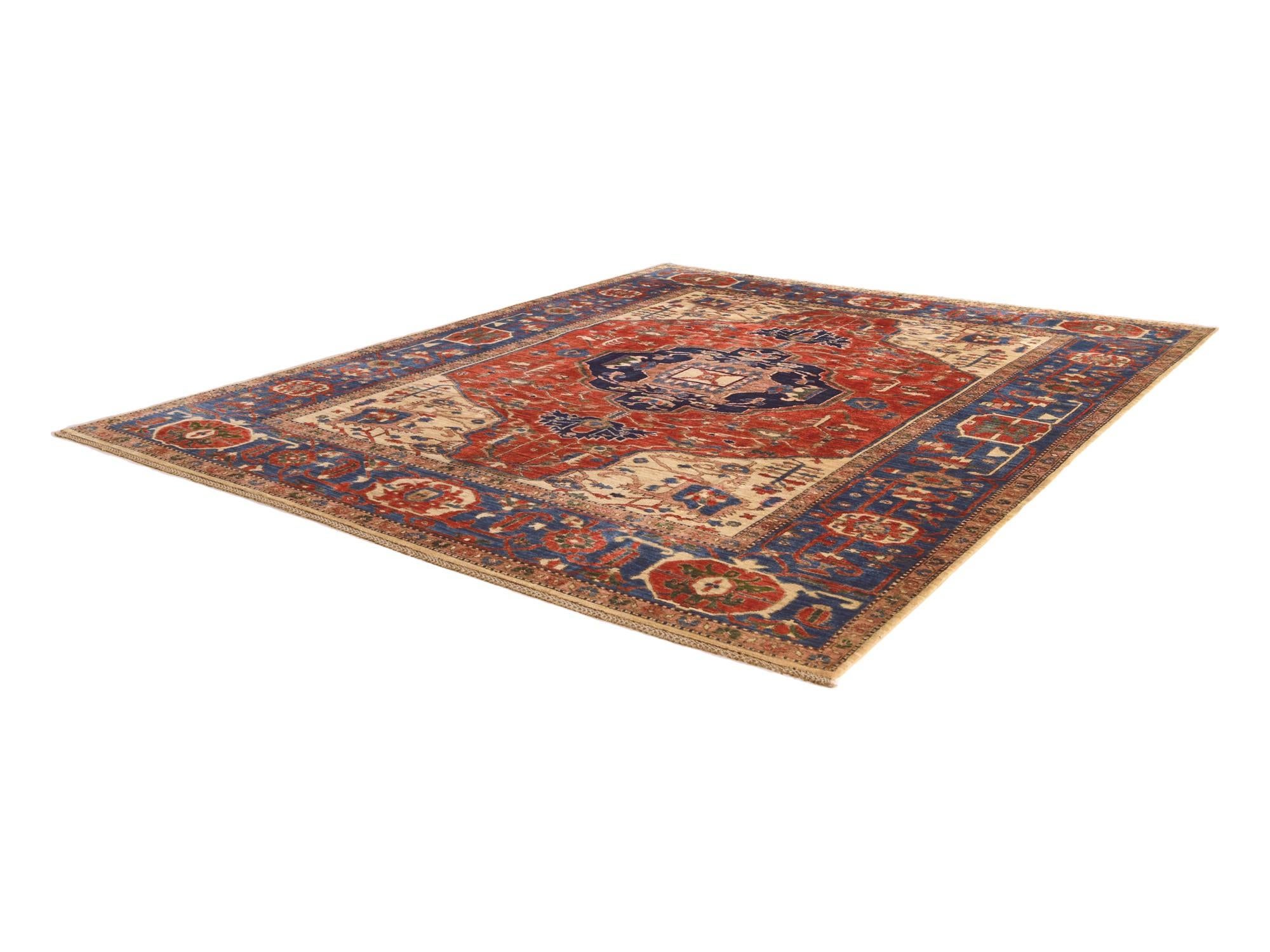 8' x 9' 11 Hand Knotted Heriz Rug
