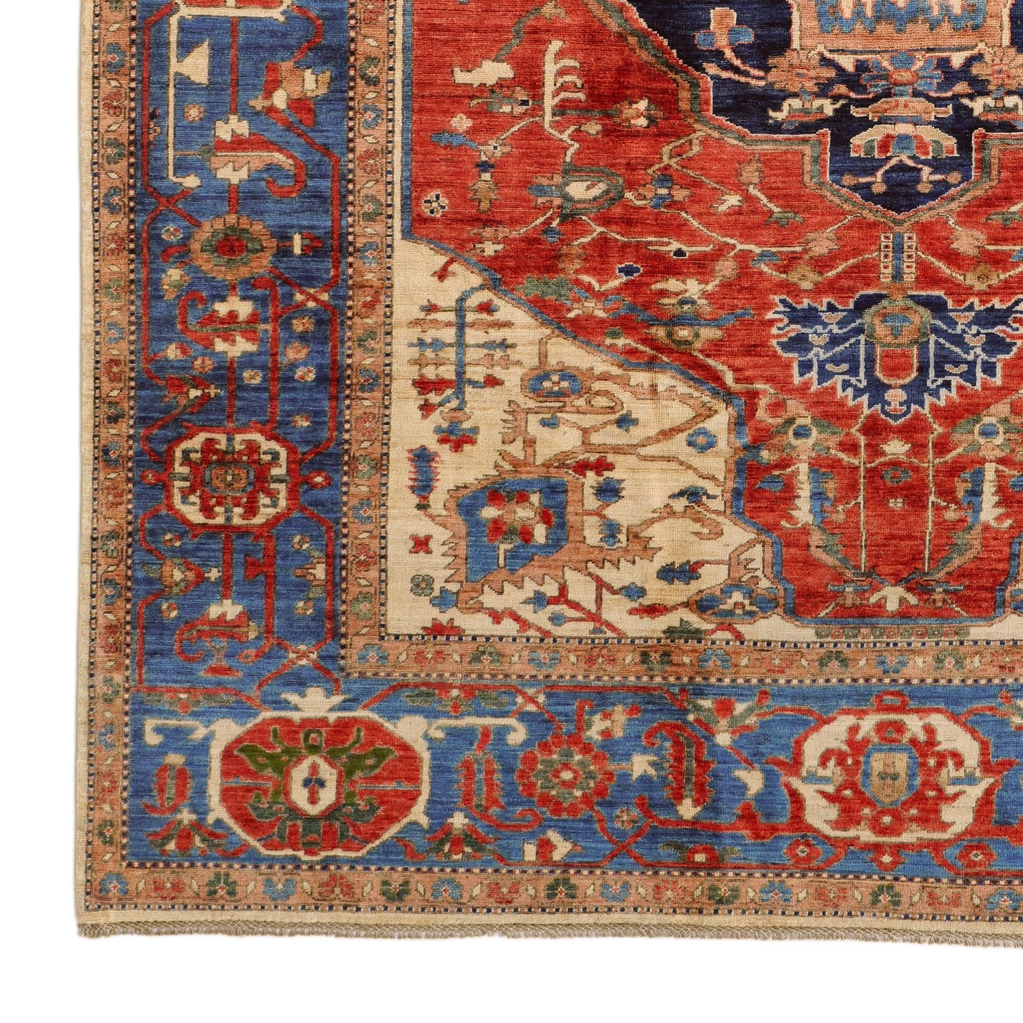8' x 9' 11 Hand Knotted Heriz Rug