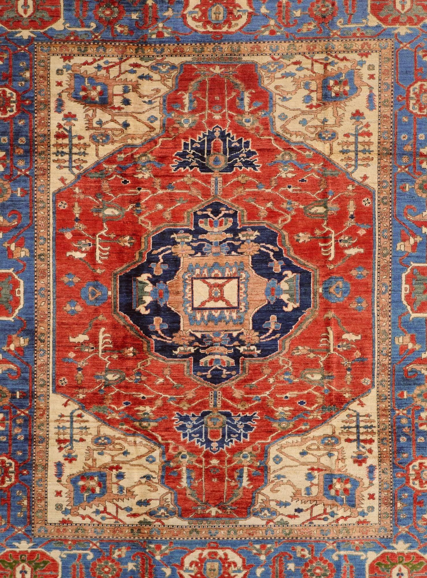 8' x 9' 11 Hand Knotted Heriz Rug