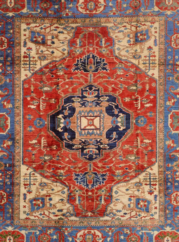 8' x 9' 11 Hand Knotted Heriz Rug