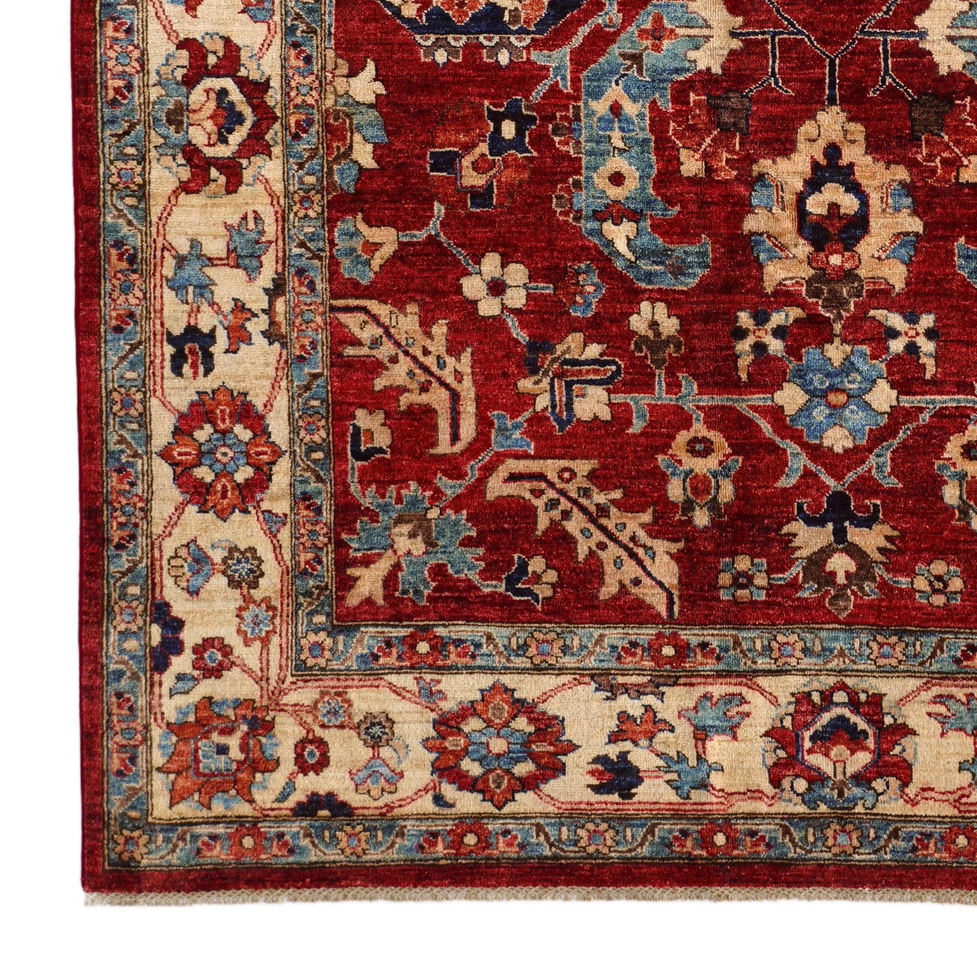 6' 9 x 9' 10 Hand Knotted Heriz Rug