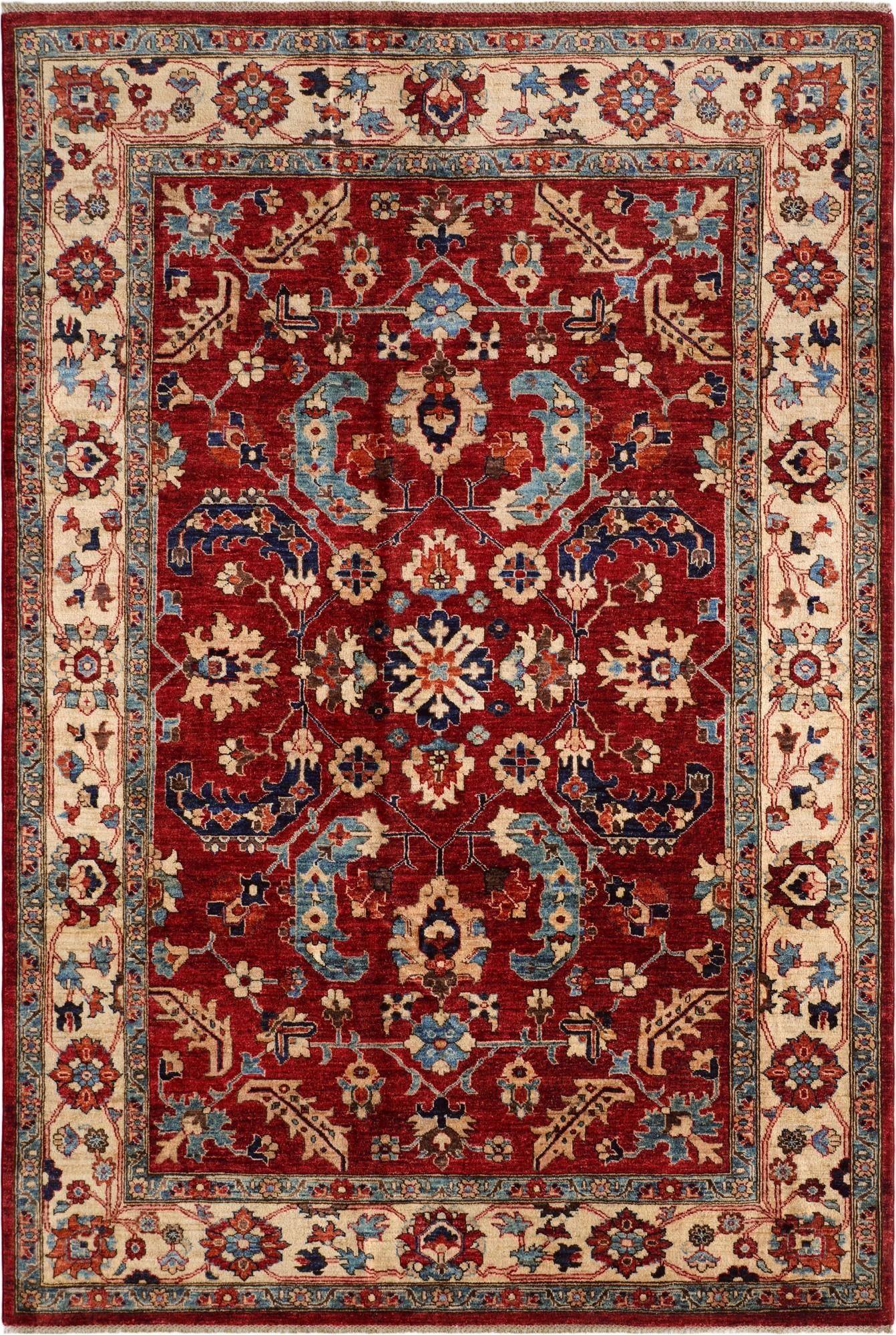 6' 9 x 9' 10 Hand Knotted Heriz Rug