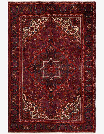 6' 11 x 10' 2 Heriz Wool Rug