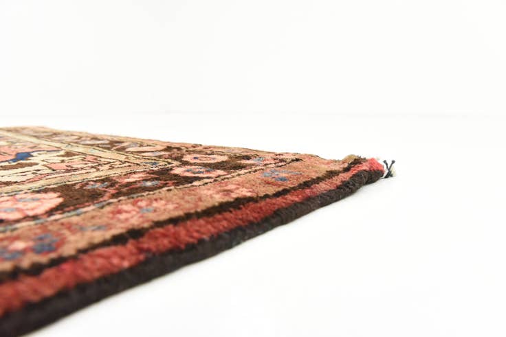Detail image of 3' 8 x 7' 3 Hand Knotted Hossainabad Persian Wool Rug