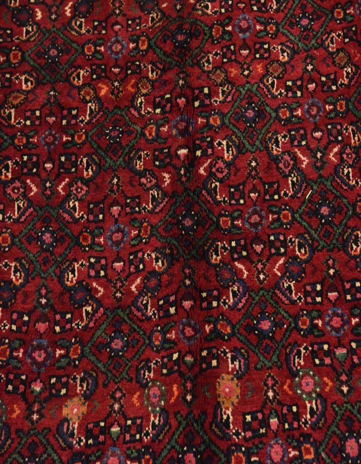 Detail image of 6' 4 x 10' Hand Knotted Hossainabad Persian Wool Rug