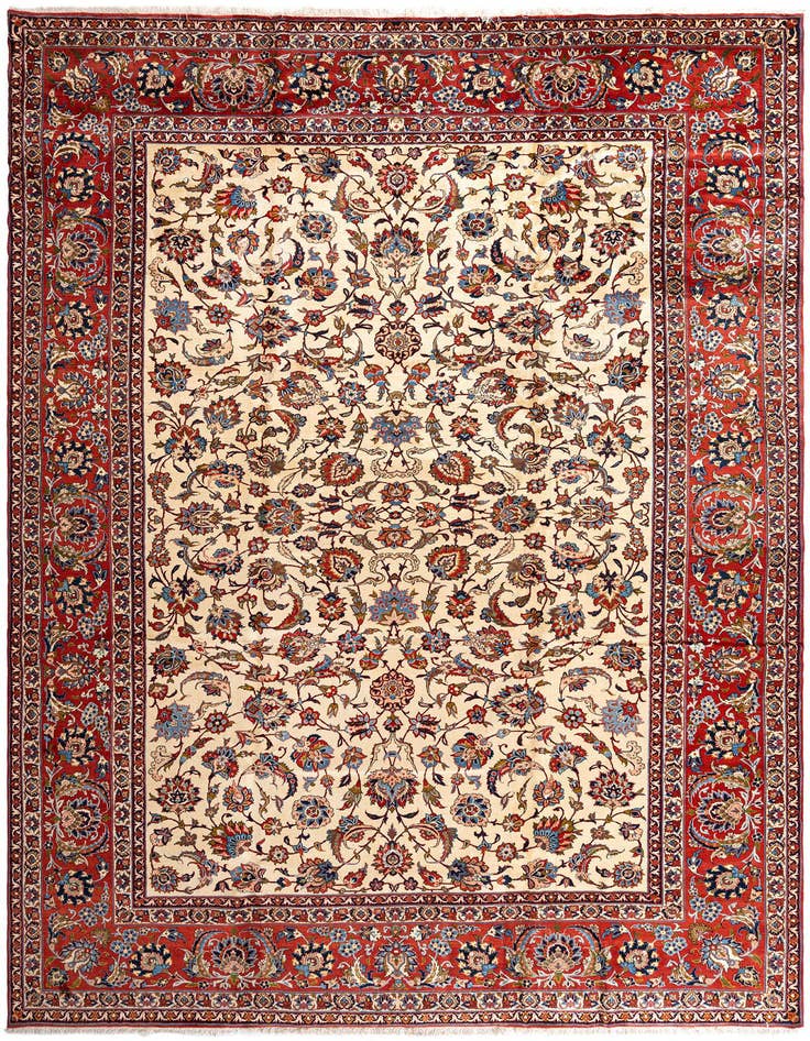 Detail image of 10' 5 x 14' 11 Hossainabad Rug