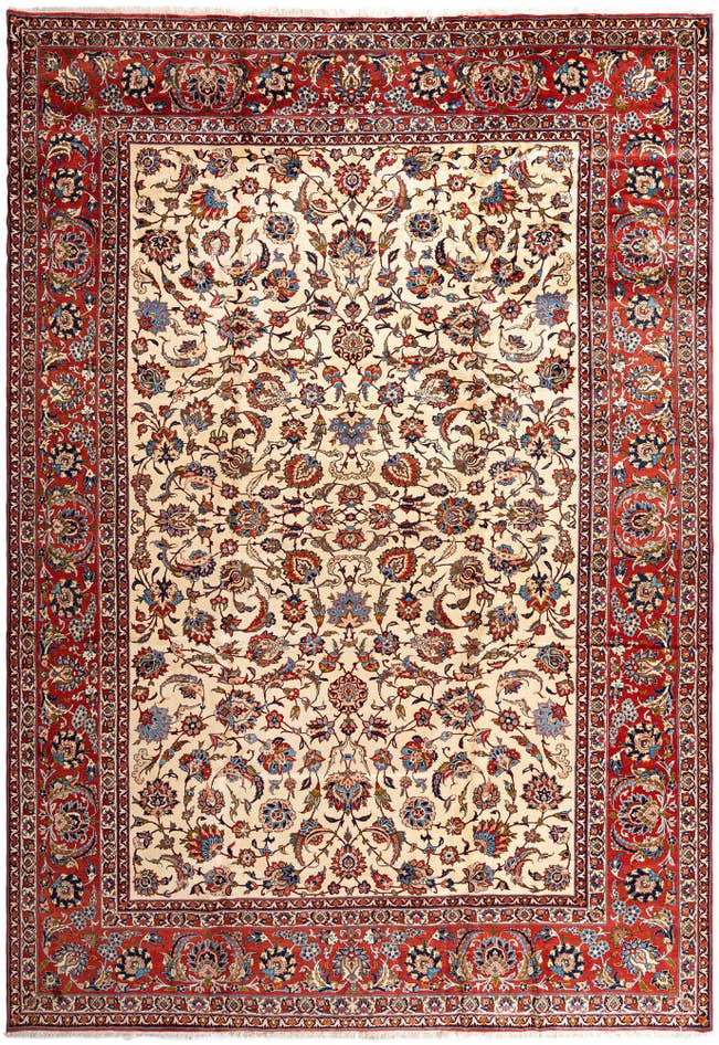 Detail image of 10' 5 x 14' 11 Hossainabad Rug