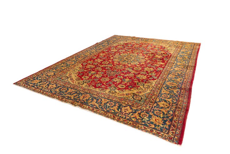 Detail image of 8' 11 x 12' Hossainabad Rug