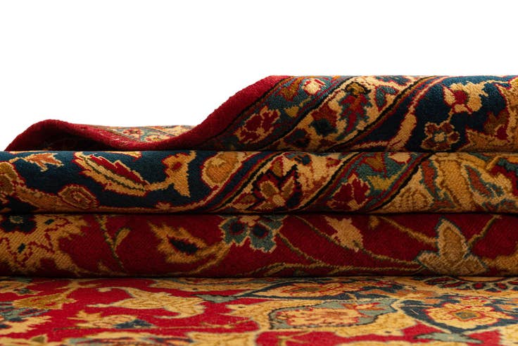 Detail image of 8' 11 x 12' Hossainabad Rug