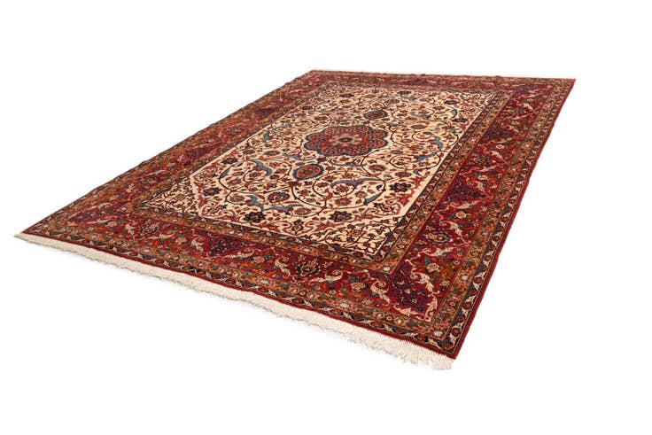 Detail image of 10' 2 x 12' 10 Hossainabad Wool Rug