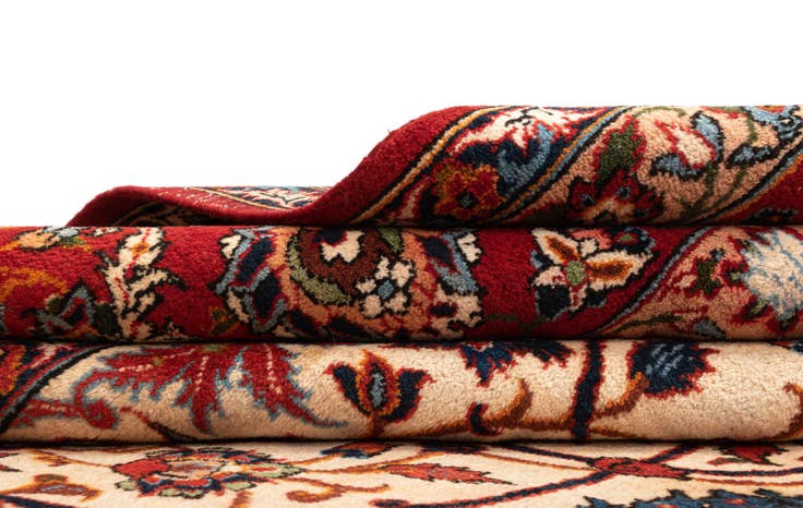 Detail image of 10' 2 x 12' 10 Hossainabad Wool Rug