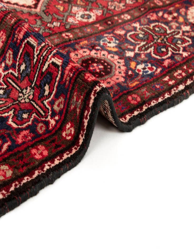 Detail image of 4' 10 x 6' 9  Hand Knotted Hossainabad Persian Wool Rug