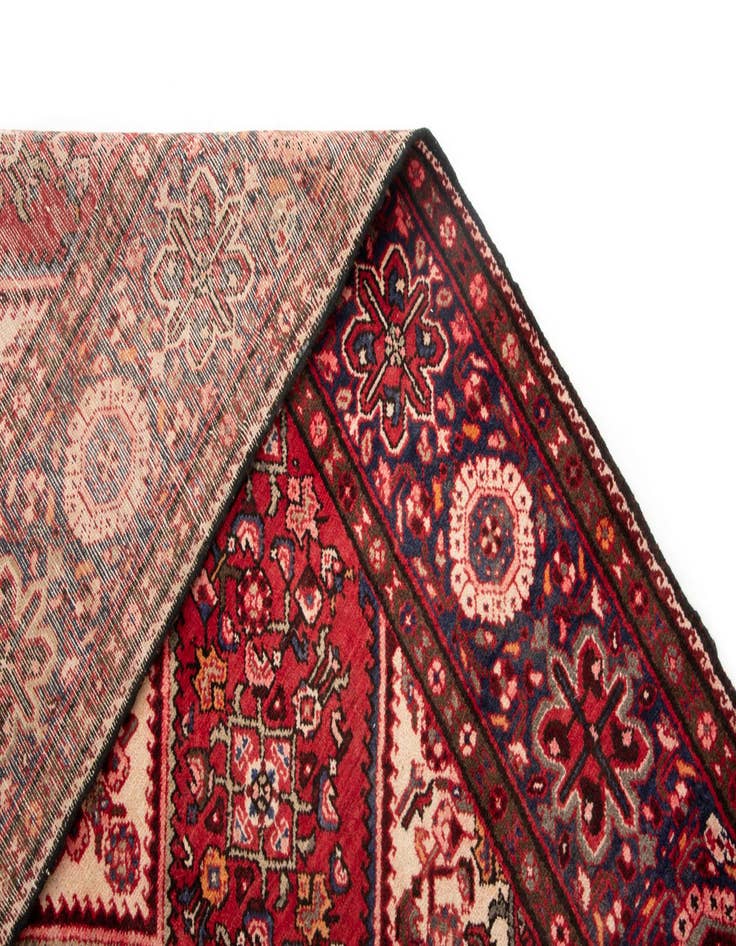 Detail image of 4' 10 x 6' 9  Hand Knotted Hossainabad Persian Wool Rug