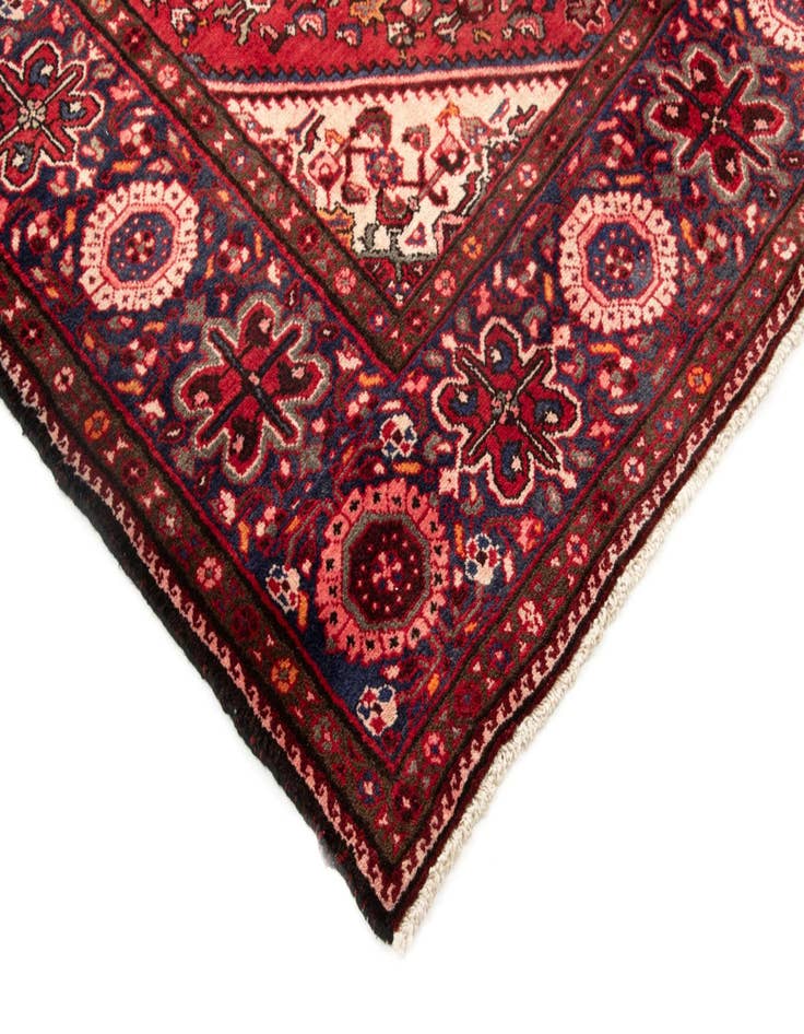 Detail image of 4' 10 x 6' 9  Hand Knotted Hossainabad Persian Wool Rug