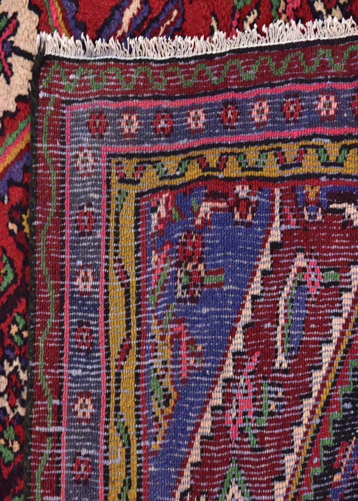 5' 4 x 8' 8 Hand Knotted Hossainabad Persian Wool Rug