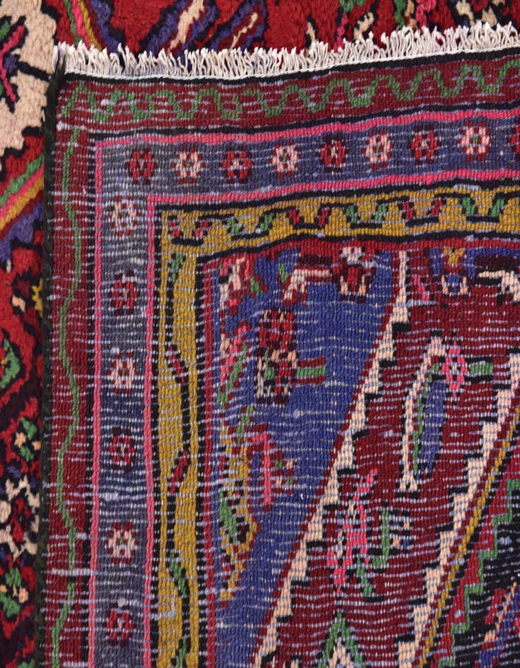 Detail image of 5' 4 x 8' 8 Hand Knotted Hossainabad Persian Wool Rug